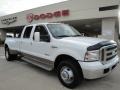Oxford White 2007 Ford F350 Super Duty King Ranch Crew Cab Dually