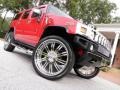2004 Victory Red Hummer H2 SUV  photo #54