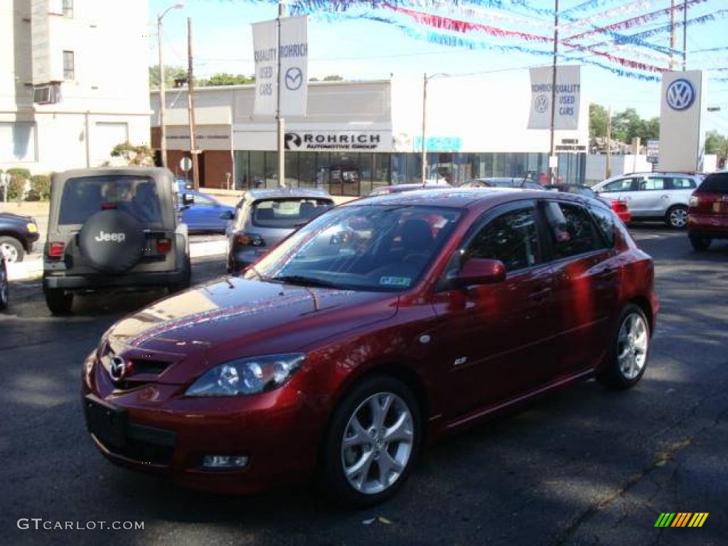 2008 Copper Red Mica Mazda Mazda3 S Sport Hatchback