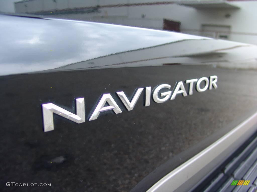 2004 Navigator Luxury 4x4 - Black Clearcoat / Dove Grey photo #14