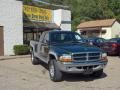 1999 Emerald Green Pearl Dodge Dakota SLT Extended Cab 4x4  photo #2