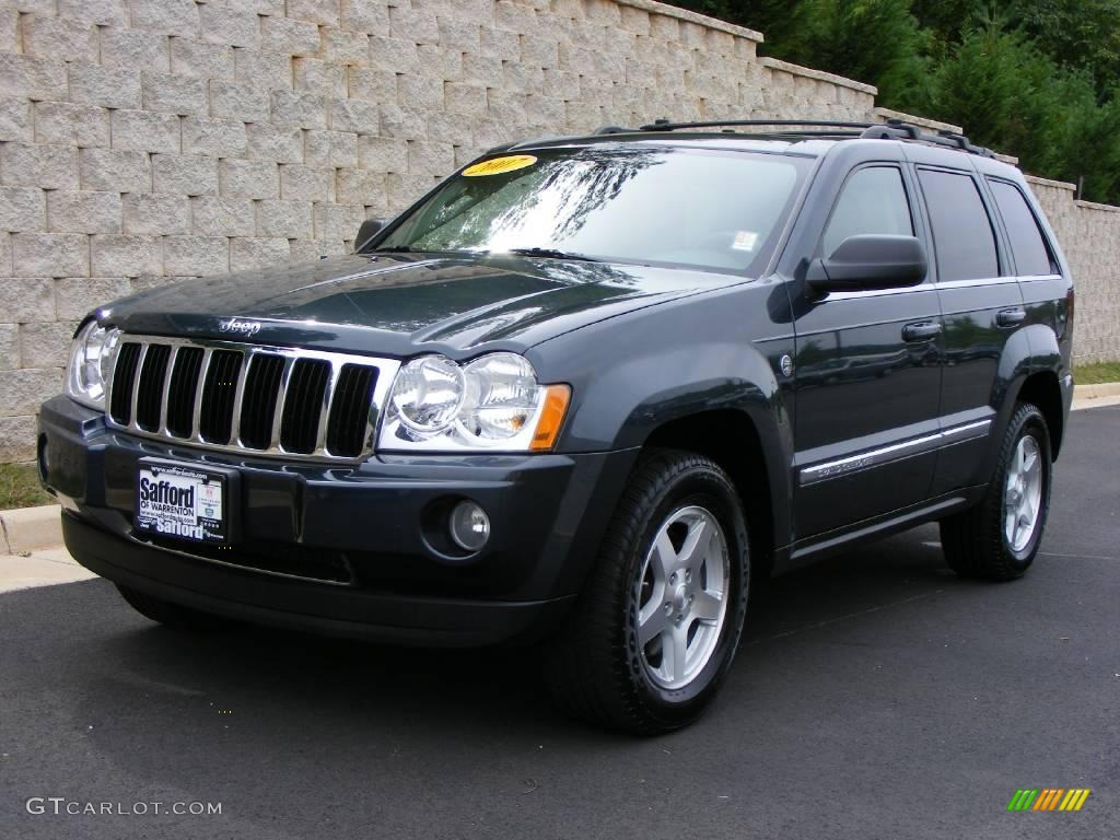 2007 Grand Cherokee Limited 4x4 - Steel Blue Metallic / Medium Slate Gray photo #1