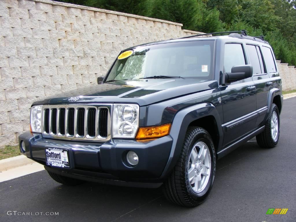 2007 Commander Sport 4x4 - Steel Blue Metallic / Medium Slate Gray photo #1