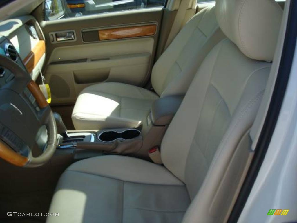 2008 MKZ Sedan - White Suede / Sand photo #8