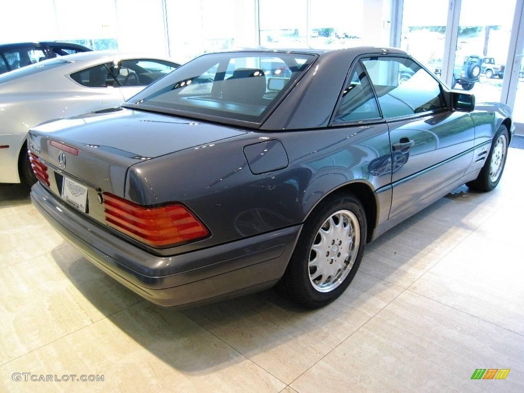 1996 SL 600 Roadster - Moonstone Grey Pearl Metallic / Black photo #6