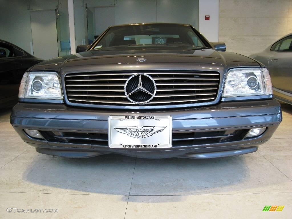 1996 SL 600 Roadster - Moonstone Grey Pearl Metallic / Black photo #8