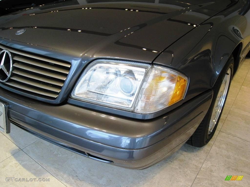 1996 SL 600 Roadster - Moonstone Grey Pearl Metallic / Black photo #9
