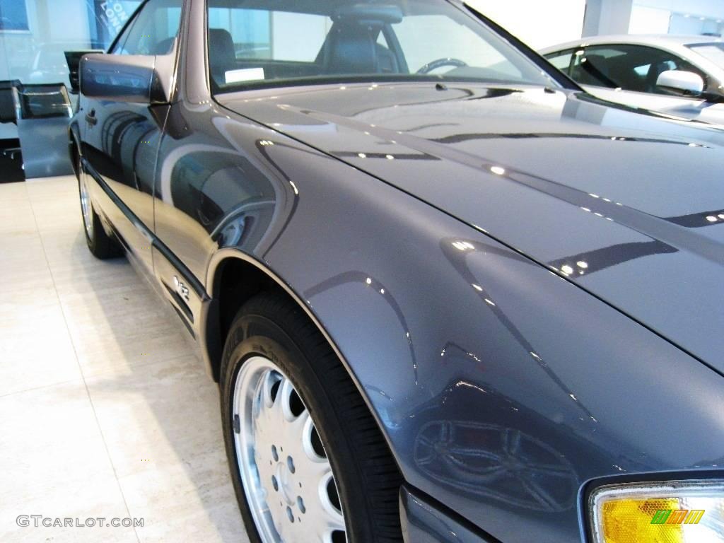 1996 SL 600 Roadster - Moonstone Grey Pearl Metallic / Black photo #11
