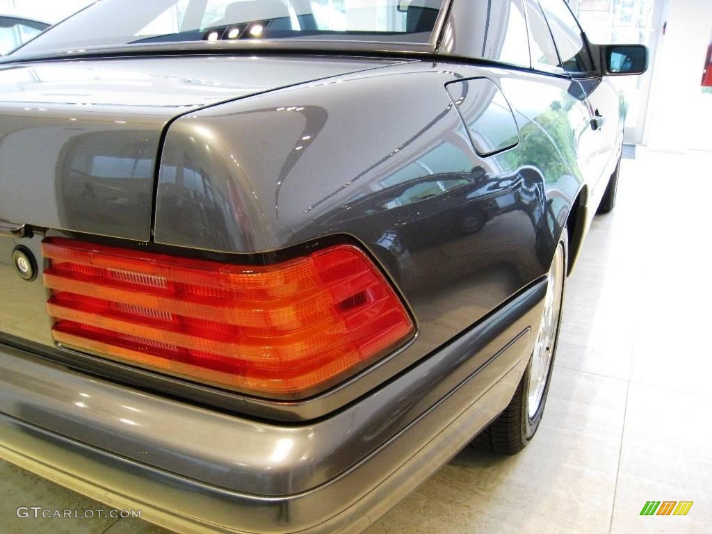 1996 SL 600 Roadster - Moonstone Grey Pearl Metallic / Black photo #12