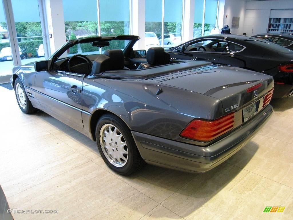 1996 SL 600 Roadster - Moonstone Grey Pearl Metallic / Black photo #22