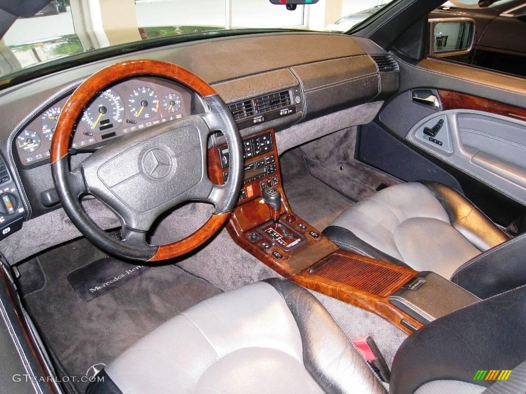 1996 SL 600 Roadster - Moonstone Grey Pearl Metallic / Black photo #24