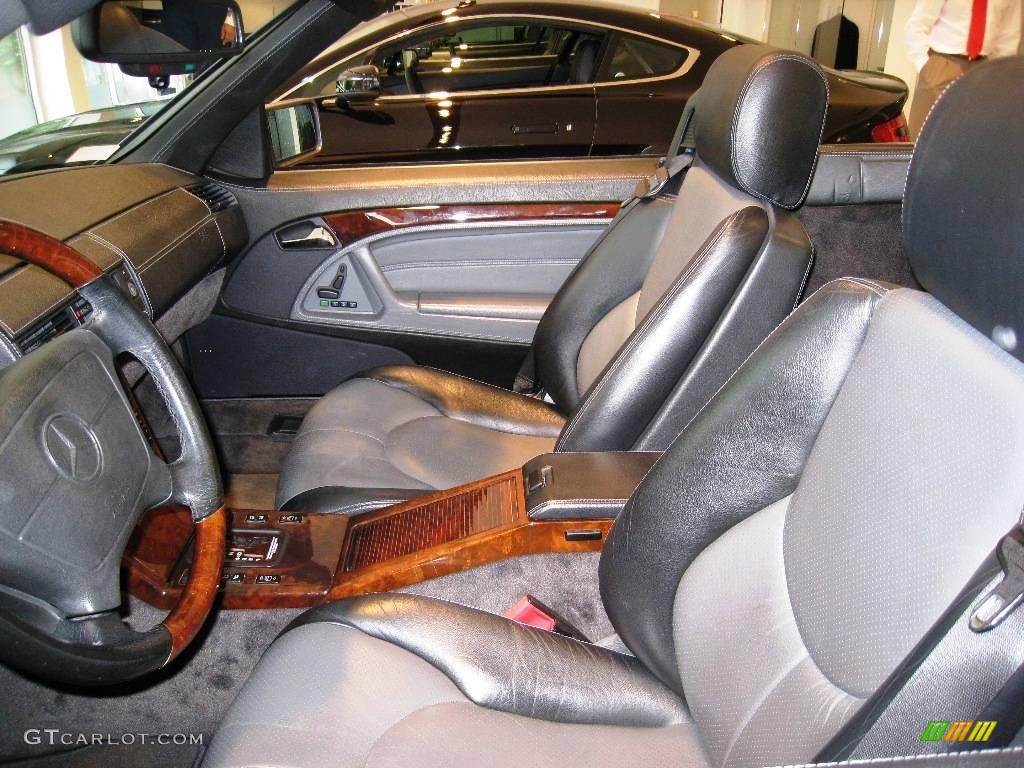 1996 SL 600 Roadster - Moonstone Grey Pearl Metallic / Black photo #25