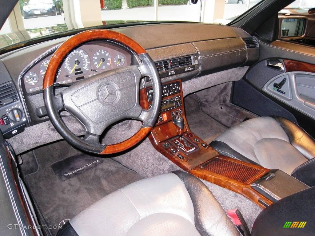 1996 SL 600 Roadster - Moonstone Grey Pearl Metallic / Black photo #29