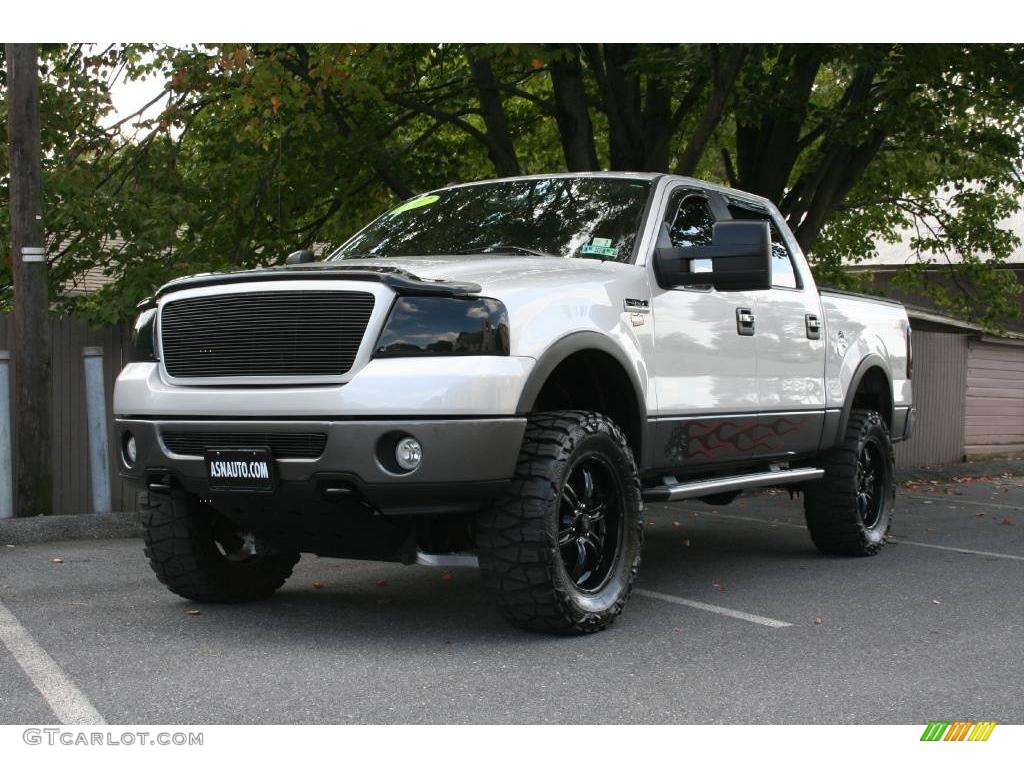 2007 F150 FX4 SuperCrew 4x4 - Silver Metallic / Black/Medium Flint photo #1