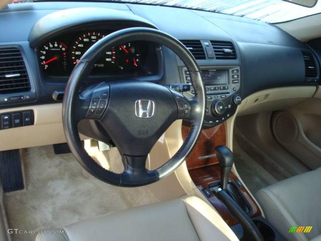 2006 Accord EX V6 Coupe - Redondo Red Pearl / Ivory photo #12
