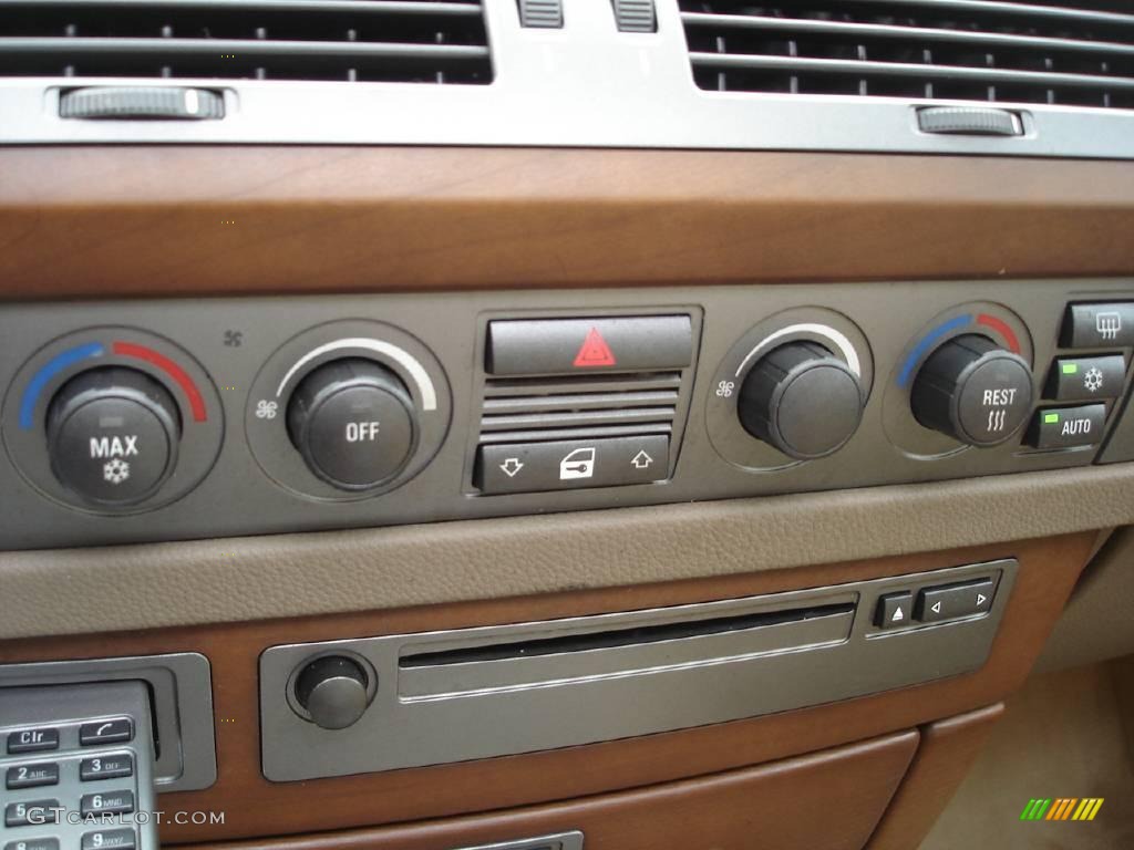 2003 7 Series 745Li Sedan - Alpine White / Dark Beige/Beige III photo #23
