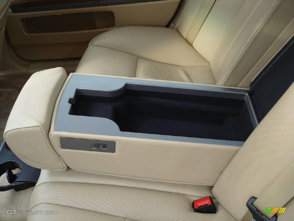 2003 7 Series 745Li Sedan - Alpine White / Dark Beige/Beige III photo #30