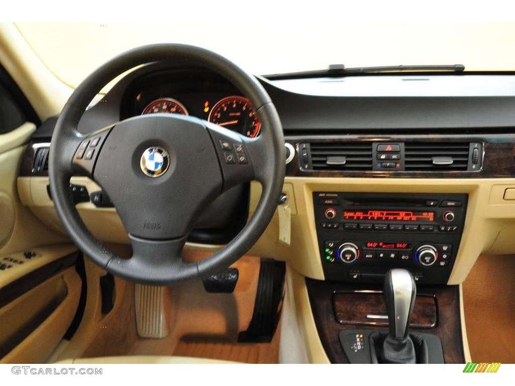 2007 3 Series 335i Sedan - Alpine White / Beige photo #7