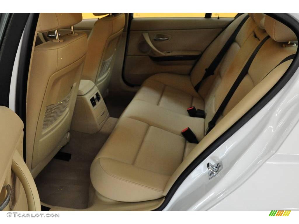 2007 3 Series 335i Sedan - Alpine White / Beige photo #14