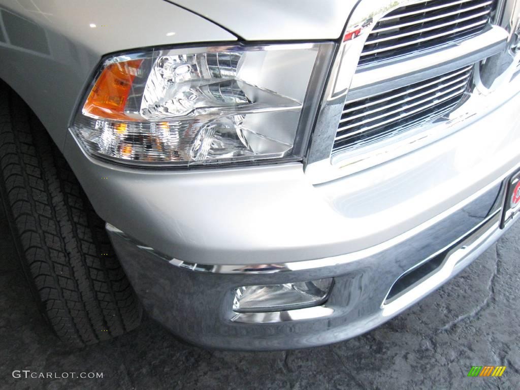 2009 Ram 1500 Big Horn Edition Crew Cab - Bright Silver Metallic / Dark Slate/Medium Graystone photo #3