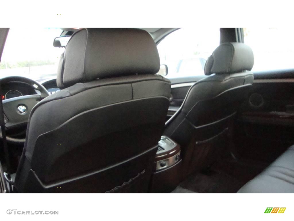 2007 7 Series 750Li Sedan - Black Sapphire Metallic / Black photo #9