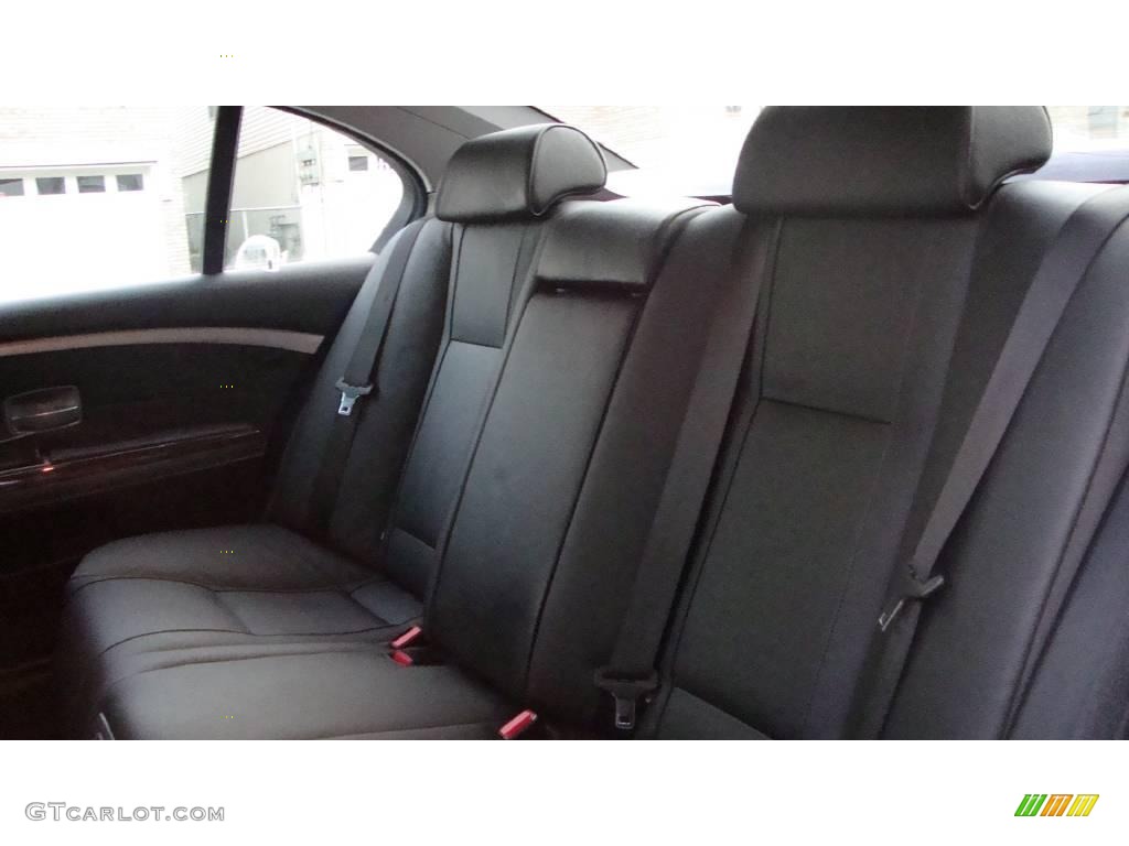 2007 7 Series 750Li Sedan - Black Sapphire Metallic / Black photo #10
