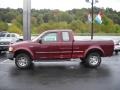 1997 Dark Toreador Red Metallic Ford F150 XLT Extended Cab 4x4  photo #5