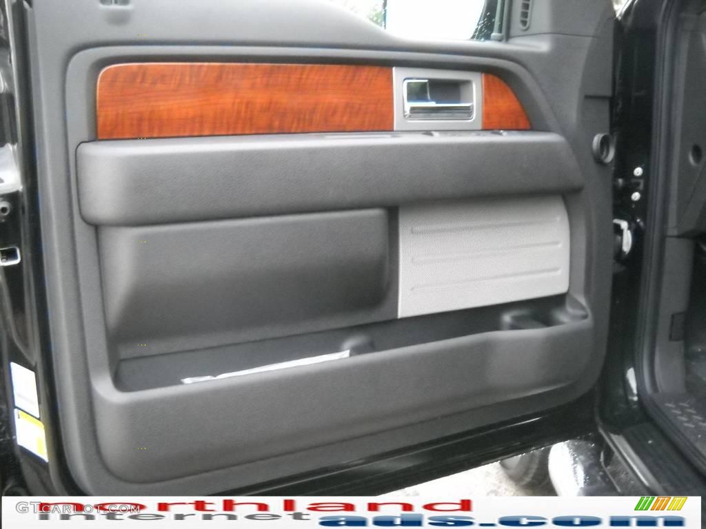 2010 F150 Lariat SuperCrew 4x4 - Tuxedo Black / Black photo #9