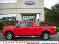 2010 Vermillion Red Ford F150 STX SuperCab 4x4  photo #1