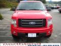 2010 Vermillion Red Ford F150 STX SuperCab 4x4  photo #3