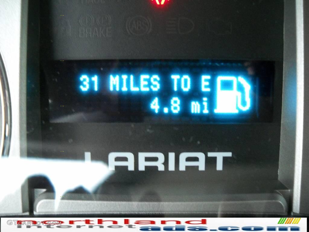 2010 F150 Lariat SuperCrew 4x4 - Tuxedo Black / Black photo #20