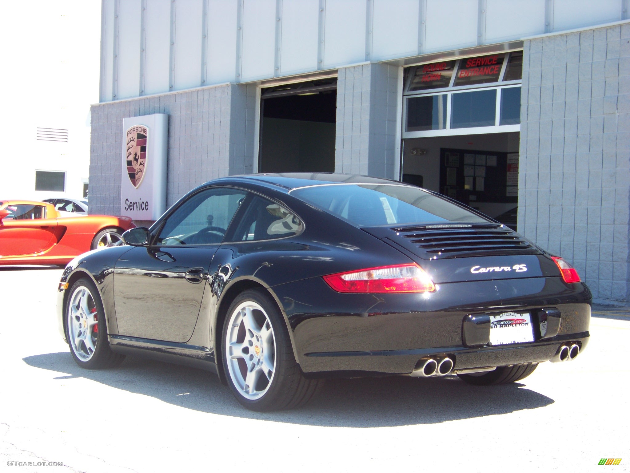 2008 911 Carrera 4S Coupe - Black / Black photo #6