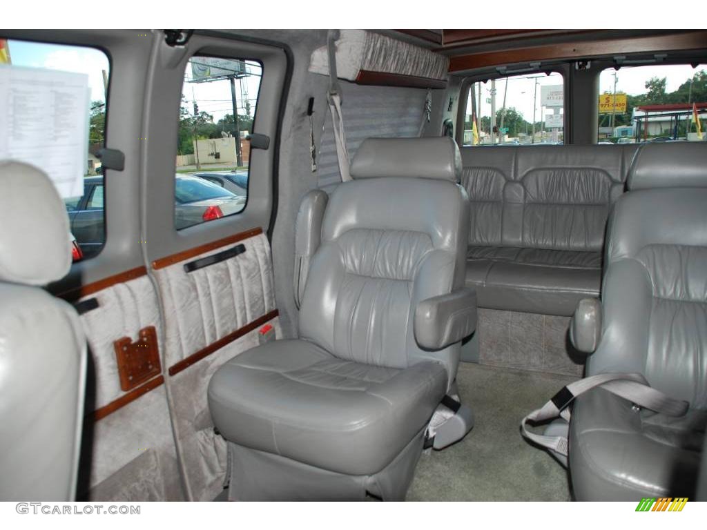 1997 Chevy Van G1500 Passenger Conversion - Olympic White / Gray photo #30