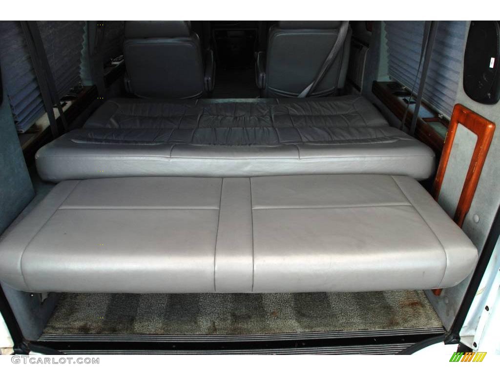 1997 Chevy Van G1500 Passenger Conversion - Olympic White / Gray photo #41