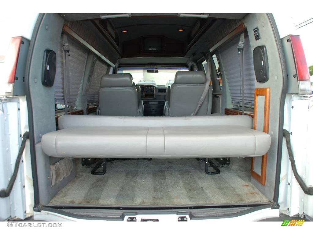 1997 Chevy Van G1500 Passenger Conversion - Olympic White / Gray photo #42