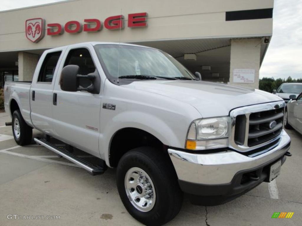 2004 F250 Super Duty FX4 Crew Cab 4x4 - Silver Metallic / Medium Flint photo #1