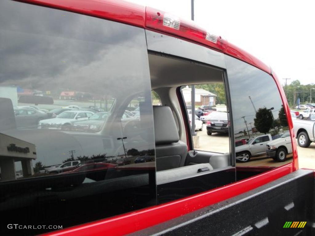 2008 Ram 1500 Big Horn Edition Quad Cab - Flame Red / Medium Slate Gray photo #9