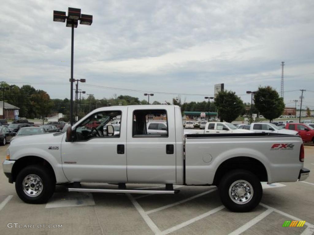 2004 F250 Super Duty FX4 Crew Cab 4x4 - Silver Metallic / Medium Flint photo #7