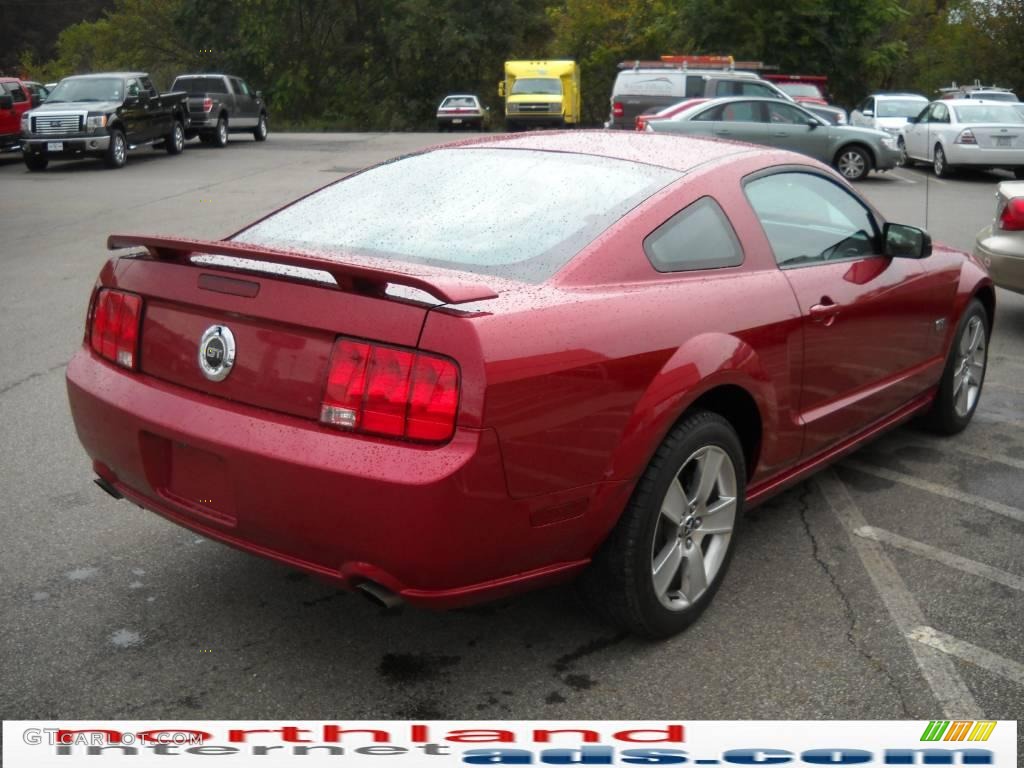 2006 Mustang GT Premium Coupe - Redfire Metallic / Dark Charcoal photo #6