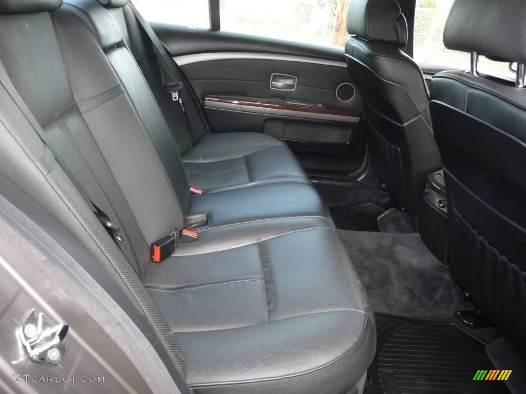 2004 7 Series 745Li Sedan - Titanium Grey Metallic / Black/Black photo #8