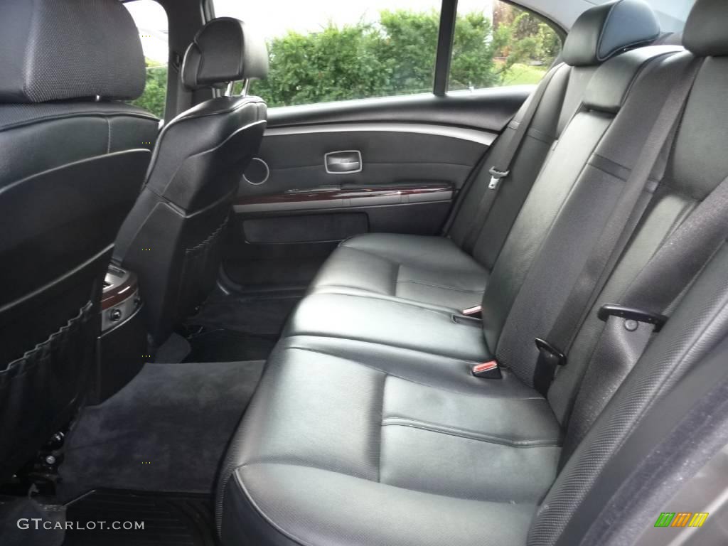 2004 7 Series 745Li Sedan - Titanium Grey Metallic / Black/Black photo #9