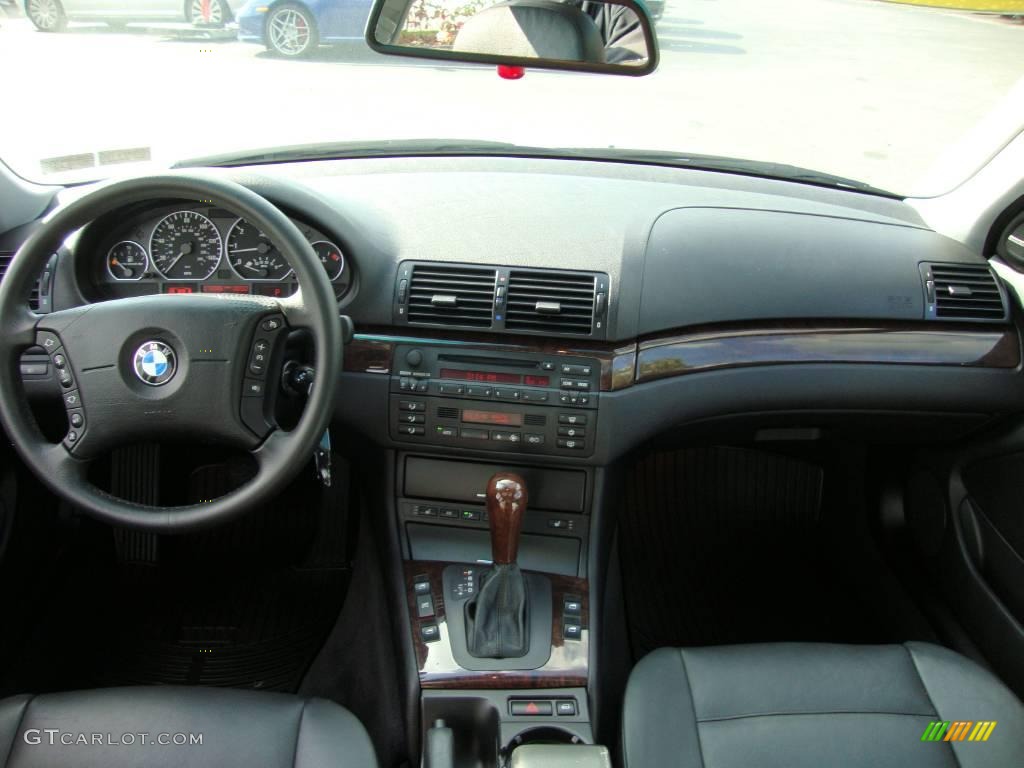 2002 3 Series 330xi Sedan - Titanium Silver Metallic / Black photo #35