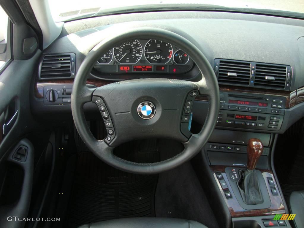 2002 3 Series 330xi Sedan - Titanium Silver Metallic / Black photo #36
