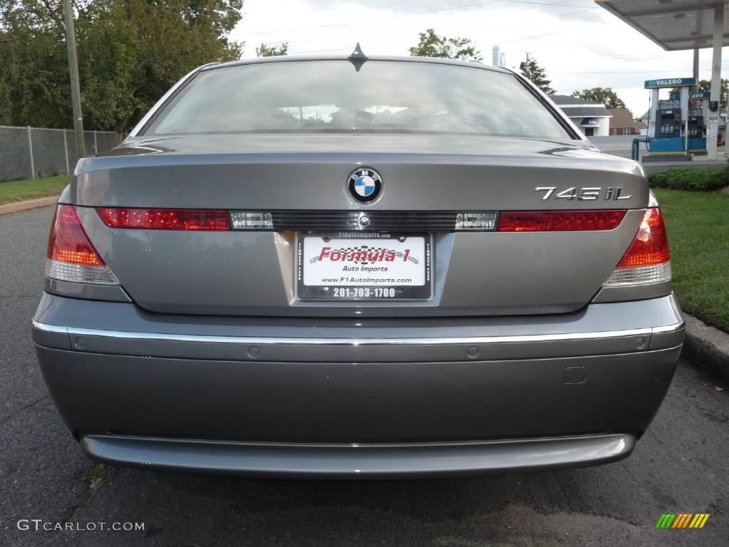2004 7 Series 745Li Sedan - Titanium Grey Metallic / Black/Black photo #20
