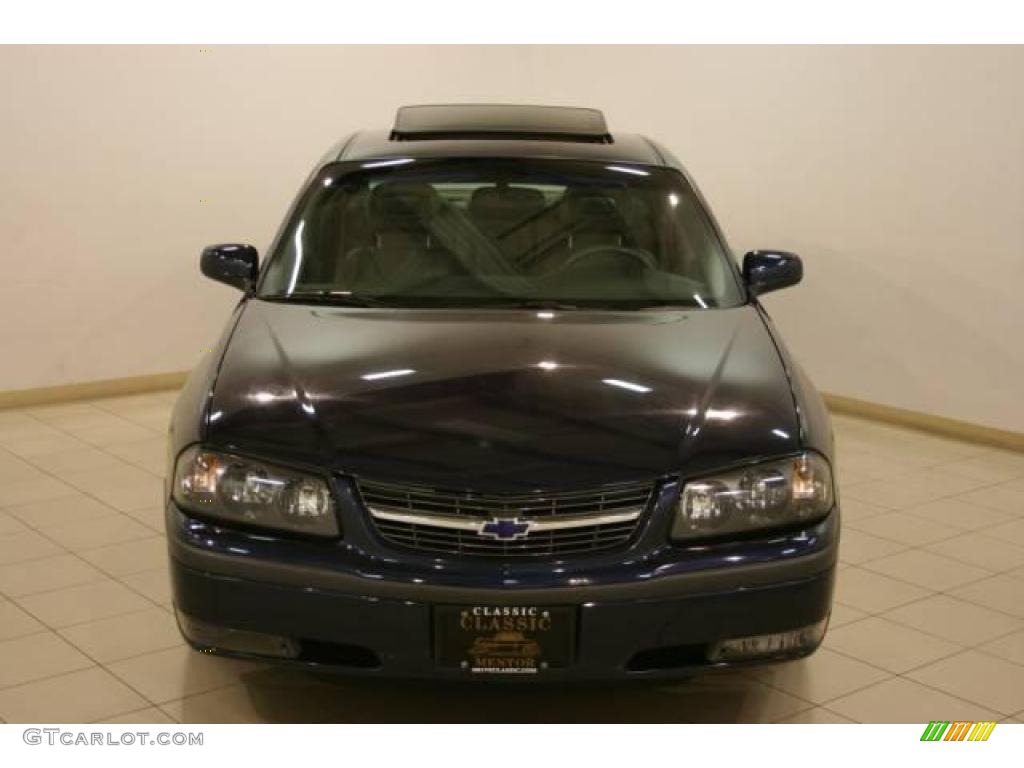 2002 Impala LS - Navy Blue Metallic / Medium Gray photo #2