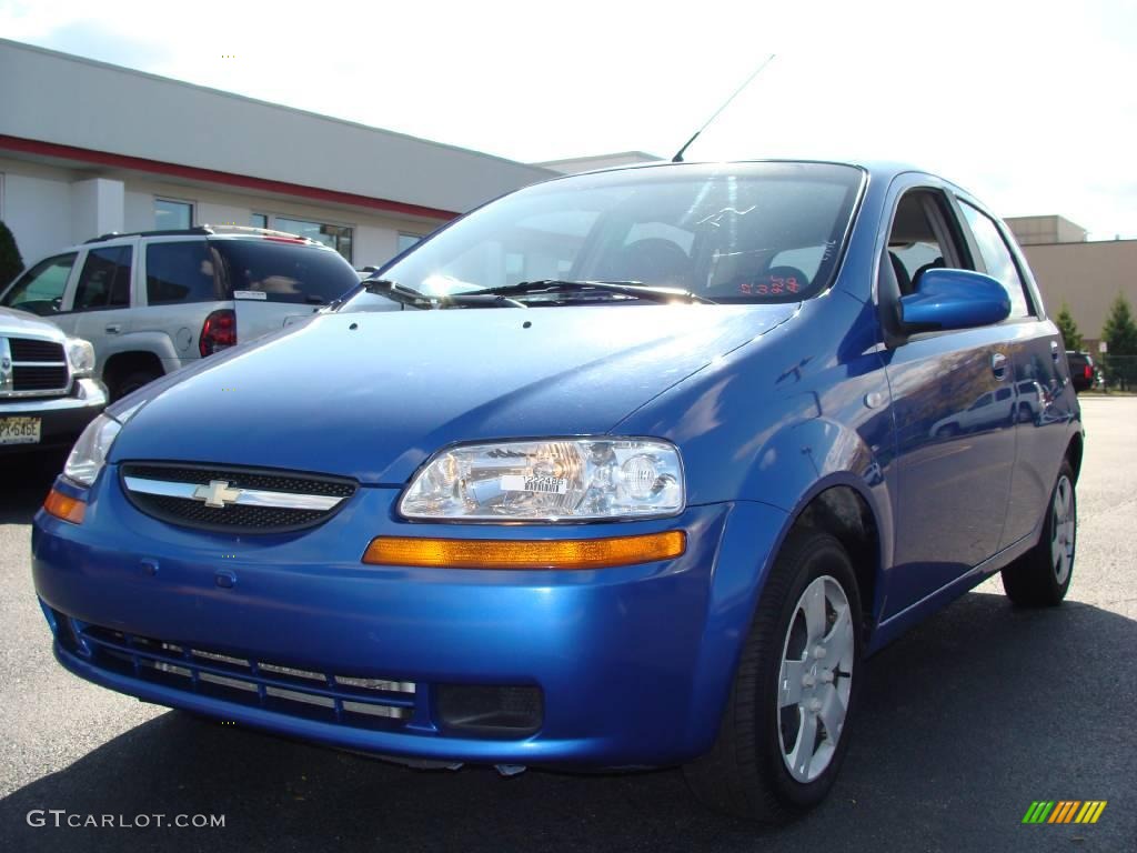 Bright Blue Chevrolet Aveo