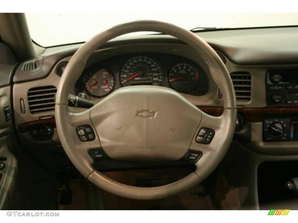 2002 Impala LS - Navy Blue Metallic / Medium Gray photo #11