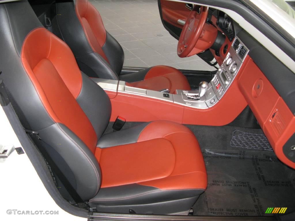 Dark Slate Gray/Cedar Interior 2004 Chrysler Crossfire Limited Coupe Photo #19230300