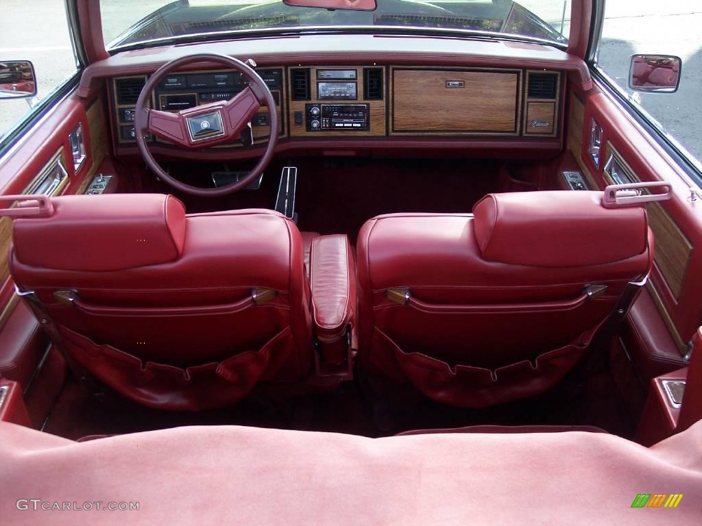 1984 Eldorado Biarritz Convertible - Midnight Blue Firemist Metallic / Dark Carmine Red Leather photo #53