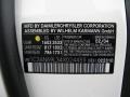 Info Tag of 2004 Crossfire Limited Coupe